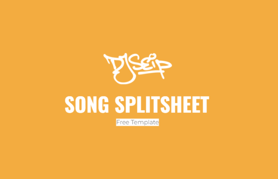splitsheet for songwriters, free download