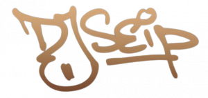 DJ Seip Logo in Gold gradient